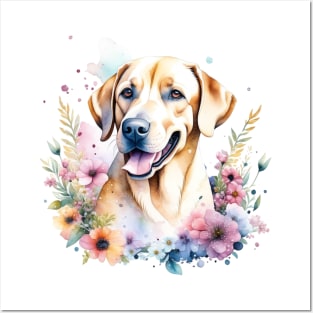 Labrador Retriever - Cute Watercolor Dog Posters and Art